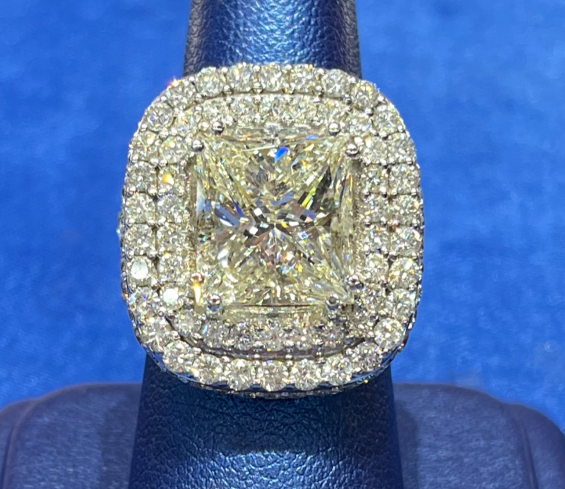 Double halo 2025 princess cut