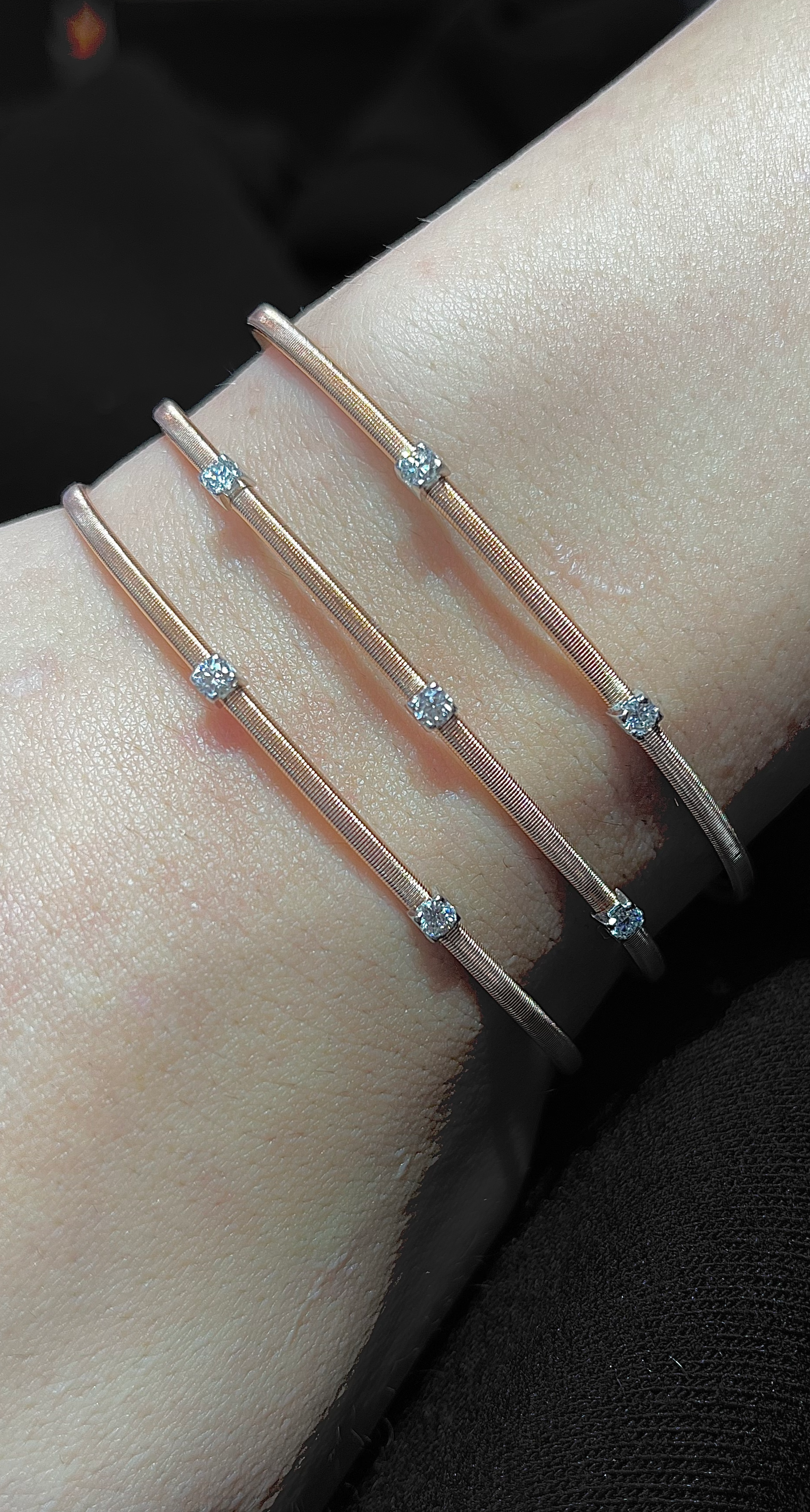 Diamond 2025 coil bracelet
