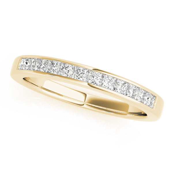 Princess Cut Channel-Set Wedding Ring - Michael E. Minden Diamond Jewelers