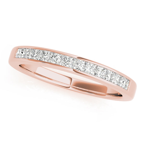 Princess Cut Channel-Set Wedding Ring - Michael E. Minden Diamond Jewelers