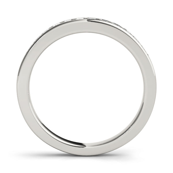 Princess Cut Channel-Set Wedding Ring - Michael E. Minden Diamond Jewelers