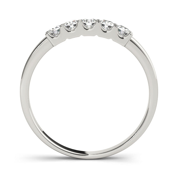 Vintage Inspired Prong-Set Wedding Ring - Michael E. Minden Diamond Jewelers