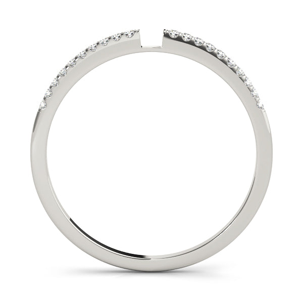 Split Prong-Set Wedding Ring - Michael E. Minden Diamond Jewelers