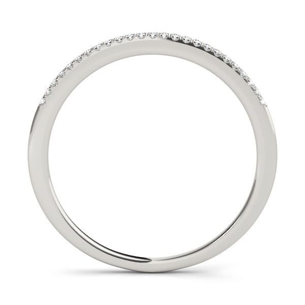 Classic Delicate Prong-Set Wedding Ring - Michael E. Minden Diamond Jewelers