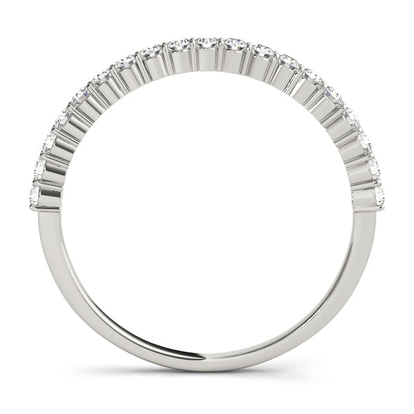 Accented Diamond Prong-Set Wedding Ring - Michael E. Minden Diamond Jewelers