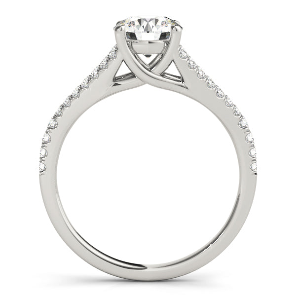 Classic Split Shank Engagement Ring - Michael E. Minden Diamond Jewelers