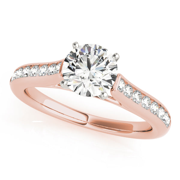 Classic Style Channel Set Engagement Ring - Michael E. Minden Diamond Jewelers