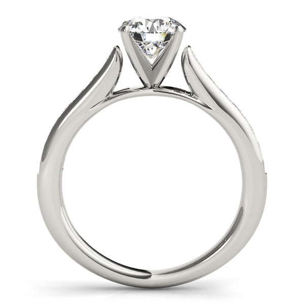 Classic Style Channel Set Engagement Ring - Michael E. Minden Diamond Jewelers