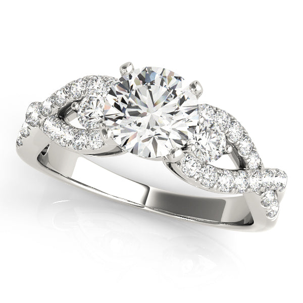 Twisted Vine Engagement Ring - Michael E. Minden Diamond Jewelers