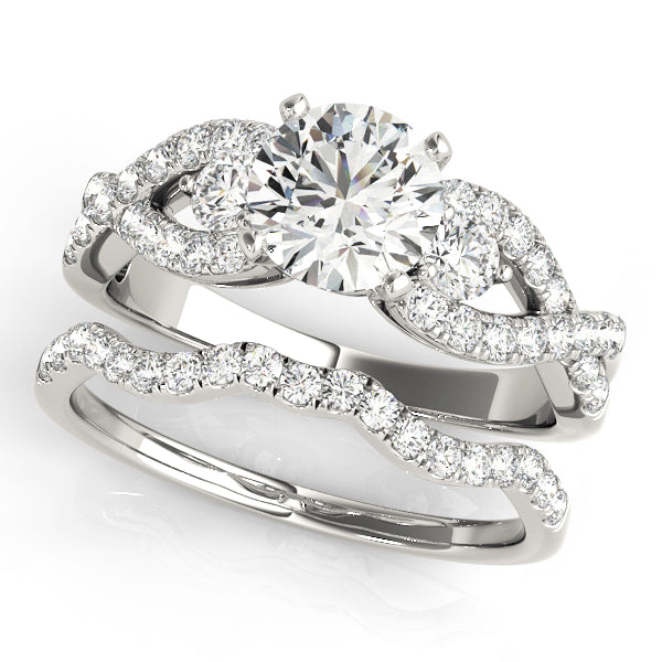 Twisted Vine Engagement Ring - Michael E. Minden Diamond Jewelers