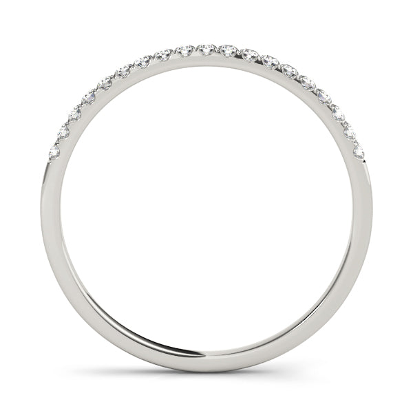 Dainty Prong-Set Wedding Ring - Michael E. Minden Diamond Jewelers