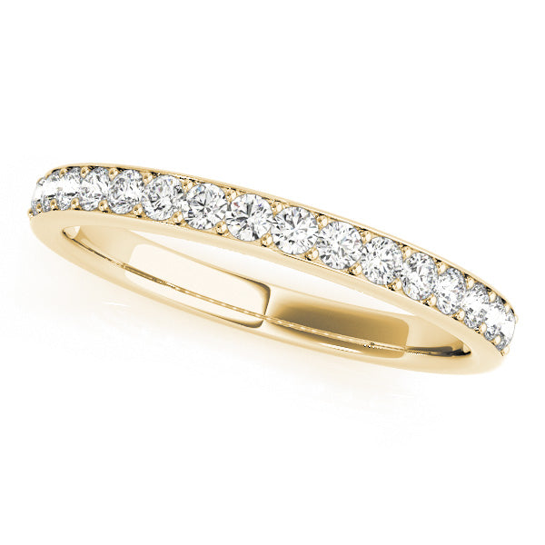 Classic Style Prong-Set Wedding Ring - Michael E. Minden Diamond Jewelers