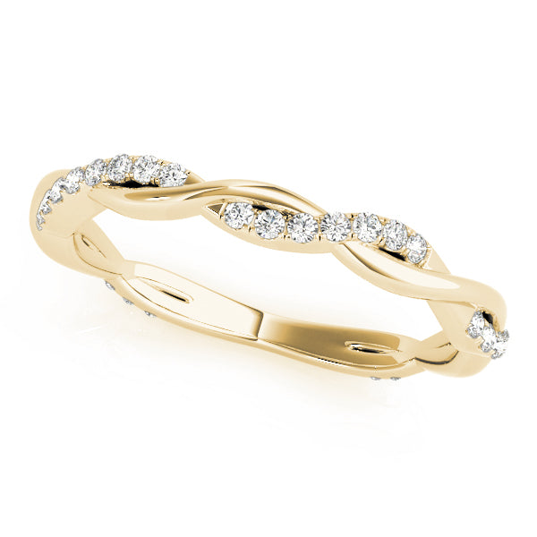 Infinity Prong-Set Wedding Ring - Michael E. Minden Diamond Jewelers