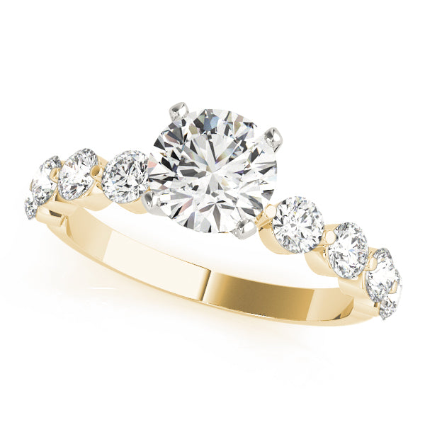 Round Cut Larger Classic Style Engagement Ring - Michael E. Minden Diamond Jewelers