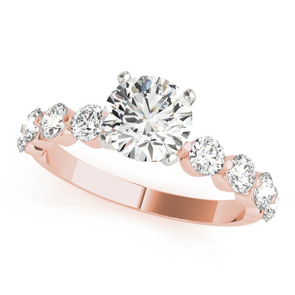 Round Cut Larger Classic Style Engagement Ring - Michael E. Minden Diamond Jewelers
