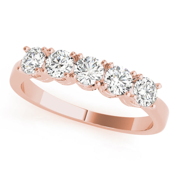 Five Stone Prong-Set Engagement Ring - Michael E. Minden Diamond Jewelers