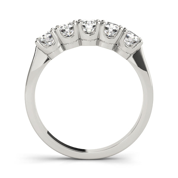 Five Stone Prong-Set Engagement Ring - Michael E. Minden Diamond Jewelers