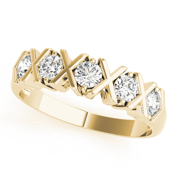 Romantic 'XOXO' Inspired Wedding Ring - Michael E. Minden Diamond Jewelers