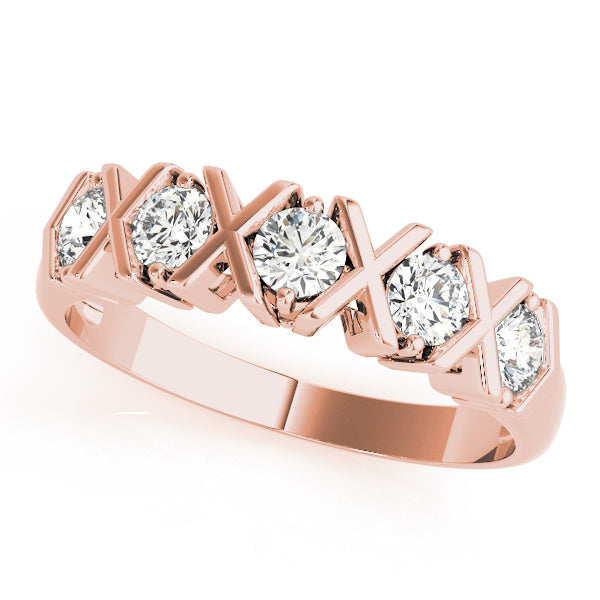 Romantic 'XOXO' Inspired Wedding Ring - Michael E. Minden Diamond Jewelers