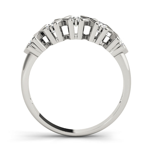 Romantic 'XOXO' Inspired Wedding Ring - Michael E. Minden Diamond Jewelers