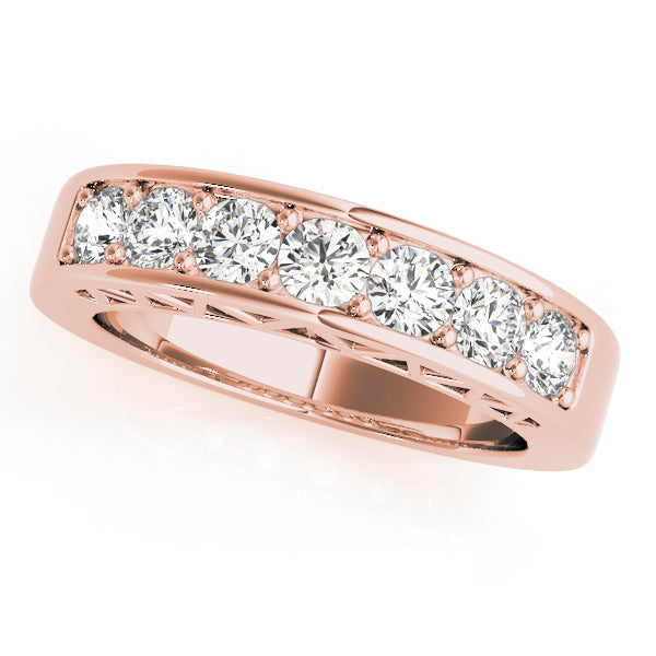 Pave-Set Wedding Ring - Michael E. Minden Diamond Jewelers