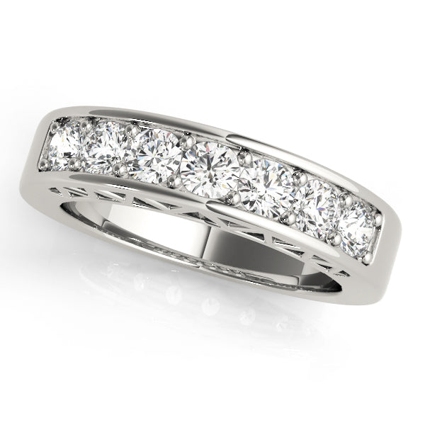 Pave-Set Wedding Ring - Michael E. Minden Diamond Jewelers