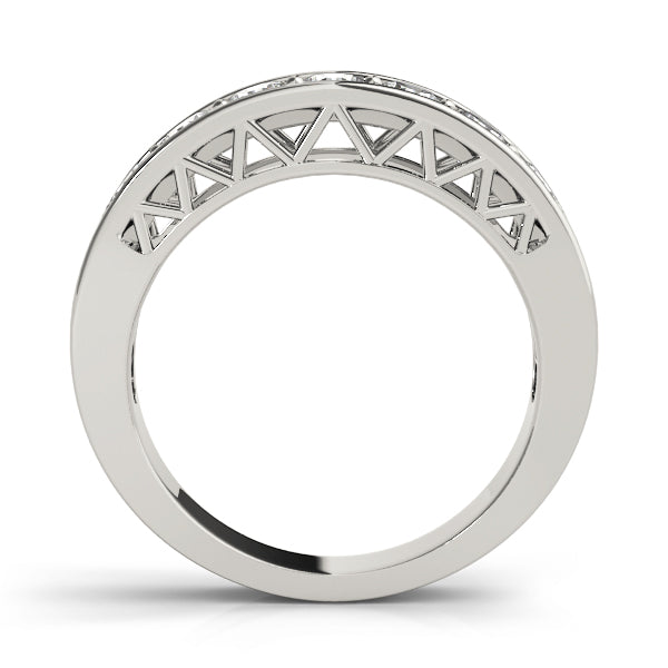 Pave-Set Wedding Ring - Michael E. Minden Diamond Jewelers