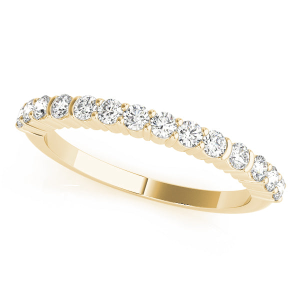 Classic Shared Prong-Set Wedding Ring - Michael E. Minden Diamond Jewelers