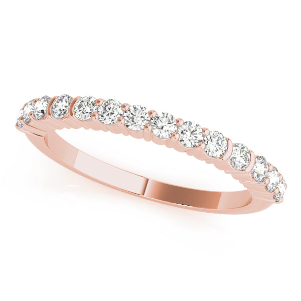 Classic Shared Prong-Set Wedding Ring - Michael E. Minden Diamond Jewelers