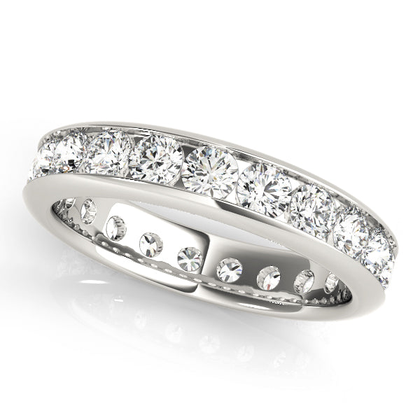 Channel-Set Eternity Wedding Ring - Michael E. Minden Diamond Jewelers
