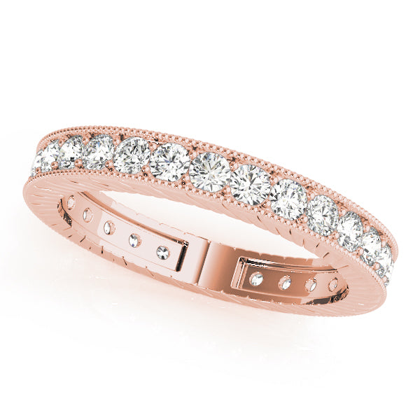 Pave-Set Wedding Ring - Michael E. Minden Diamond Jewelers