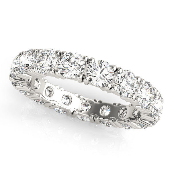 Eternity Prong-Set Wedding Ring - Michael E. Minden Diamond Jewelers
