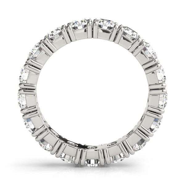 Eternity Prong-Set Wedding Ring - Michael E. Minden Diamond Jewelers