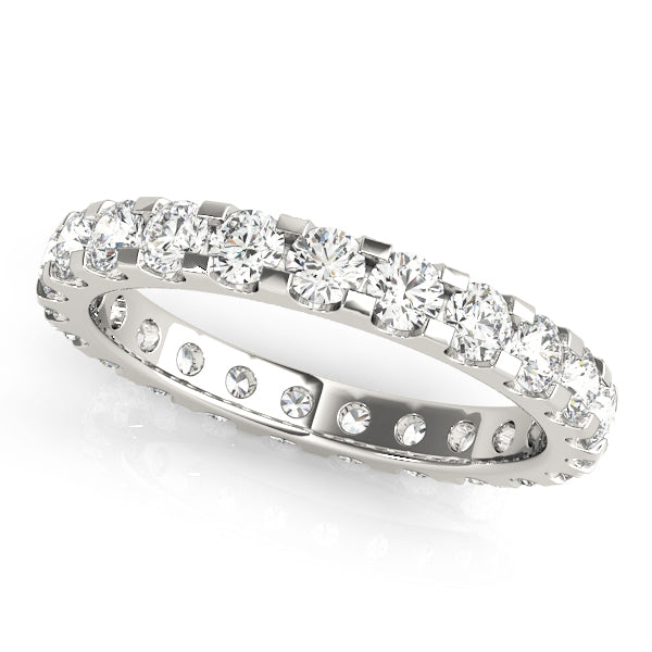 Eternity U Shape Shared Prong-Set Wedding Ring - Michael E. Minden Diamond Jewelers