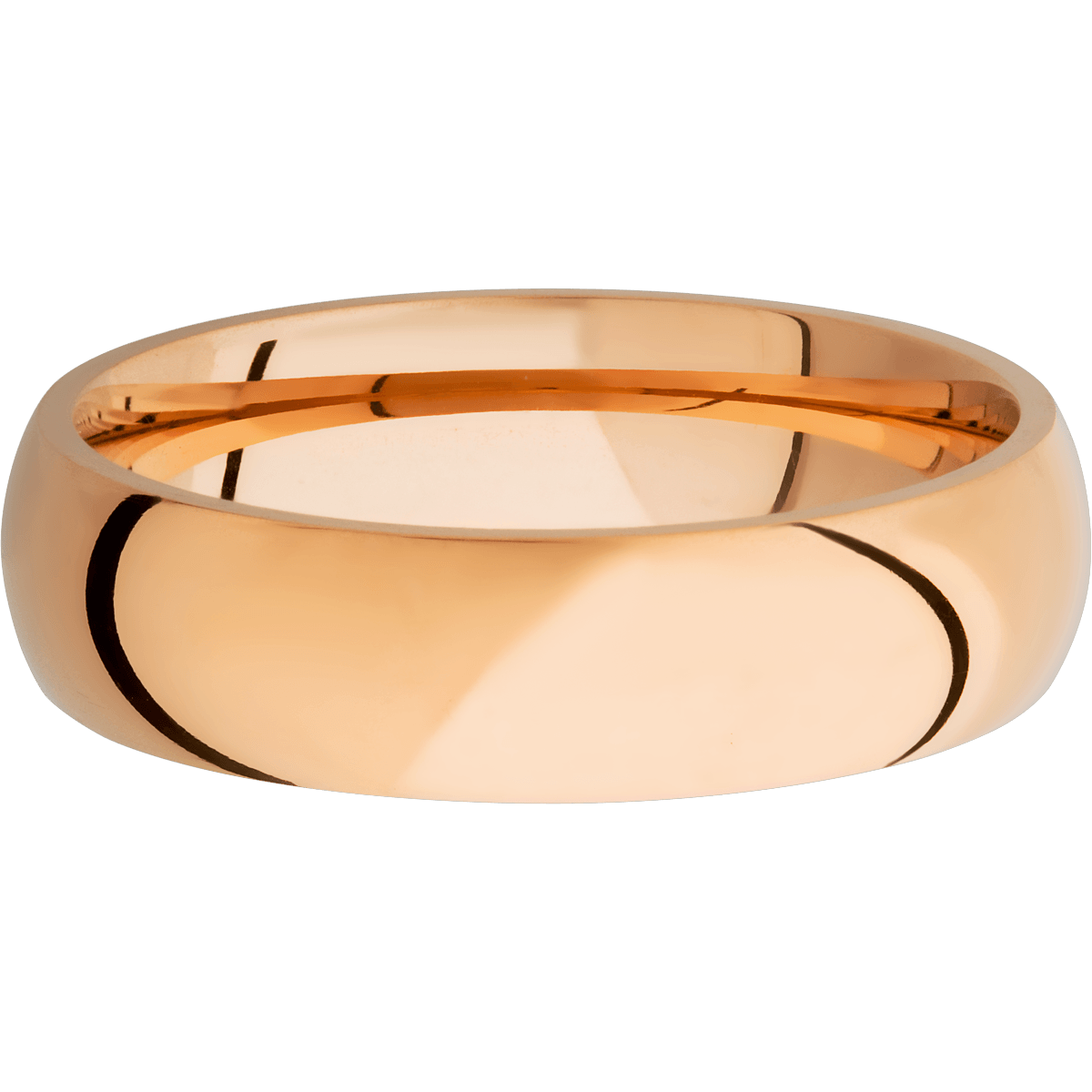 Comfort Fit Men's Wedding Ring with Polished Finish - Michael E. Minden Diamond Jewelers