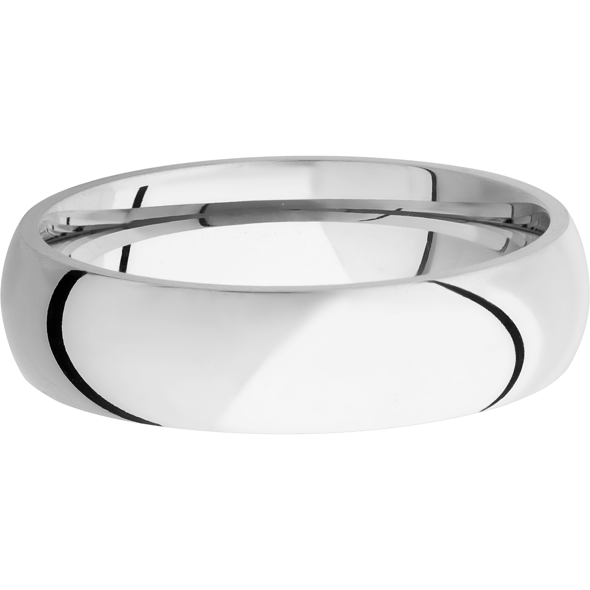 Comfort Fit Men's Wedding Ring with Polished Finish - Michael E. Minden Diamond Jewelers
