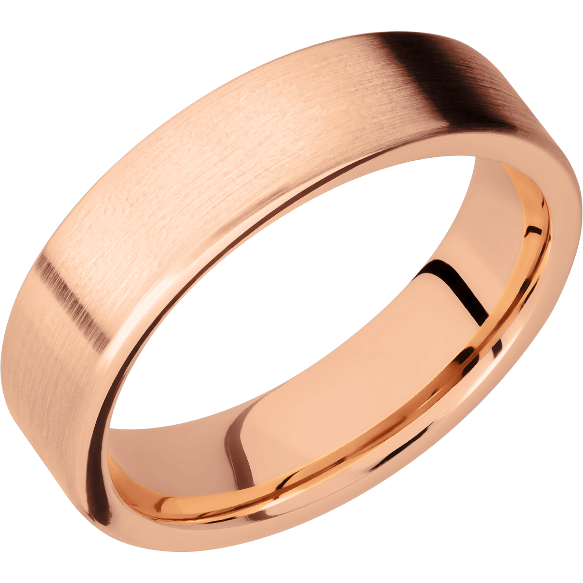 Comfort Flat Fit Men's Wedding Ring with a Satin Finish - Michael E. Minden Diamond Jewelers