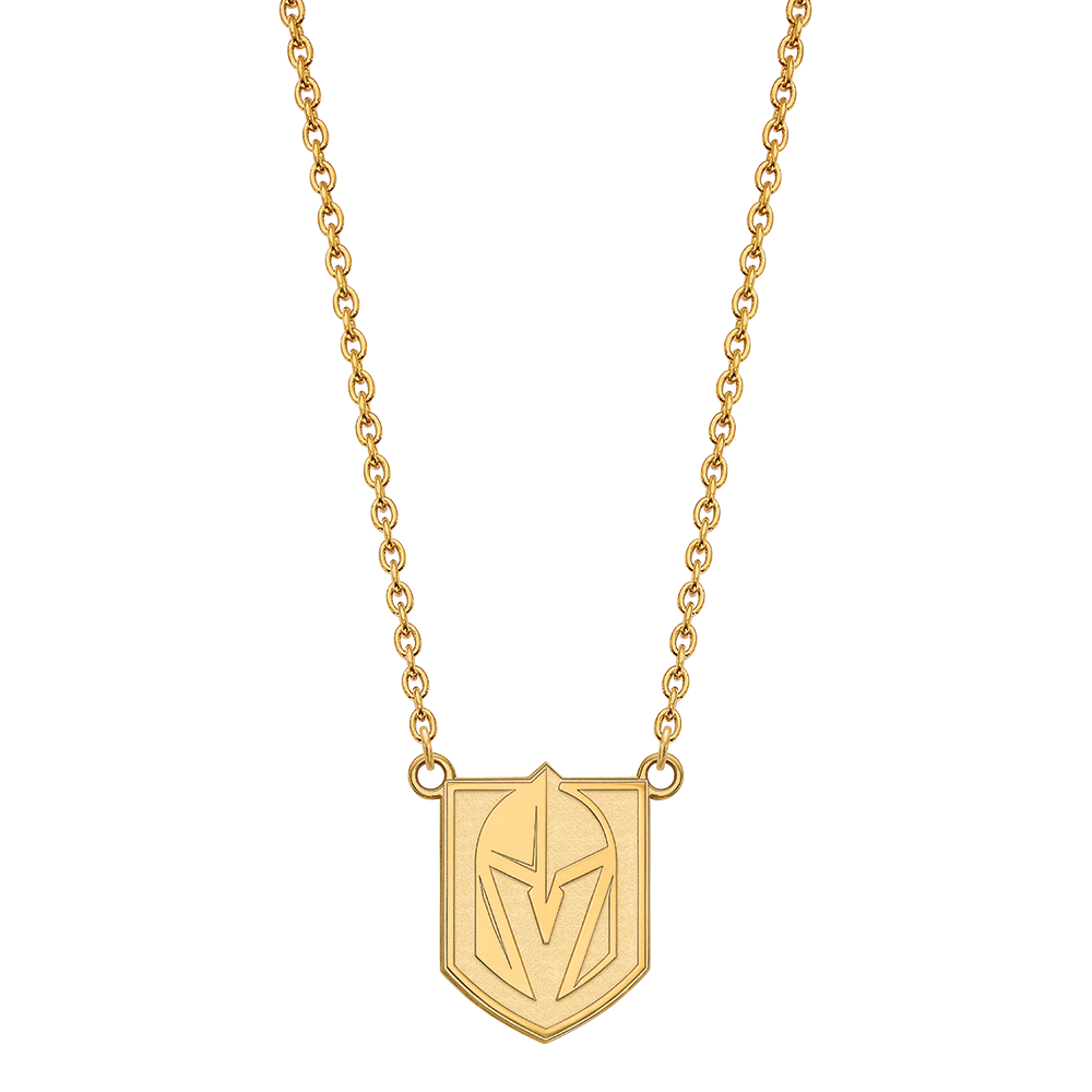 Vegas Golden Knights Shield Necklace - Michael E. Minden Diamond Jewelers