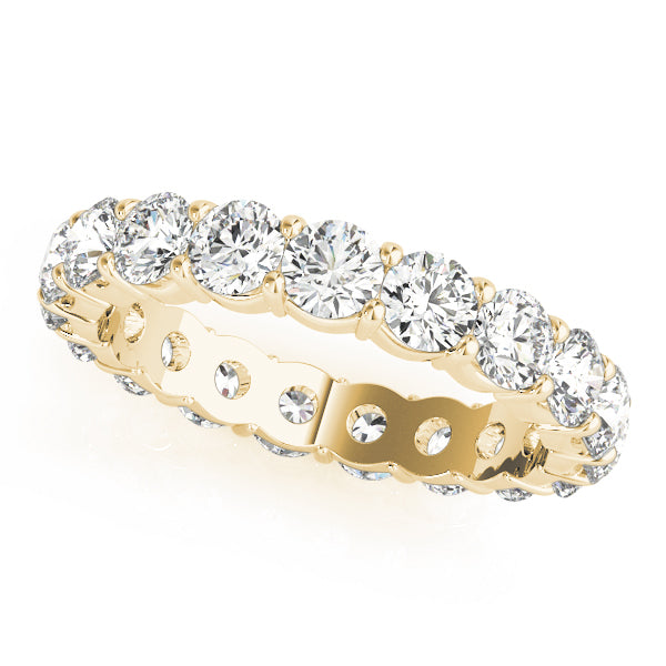 Round Eternity Prong-Set Wedding Ring - Michael E. Minden Diamond Jewelers