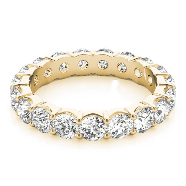 Round Eternity Prong-Set Wedding Ring - Michael E. Minden Diamond Jewelers