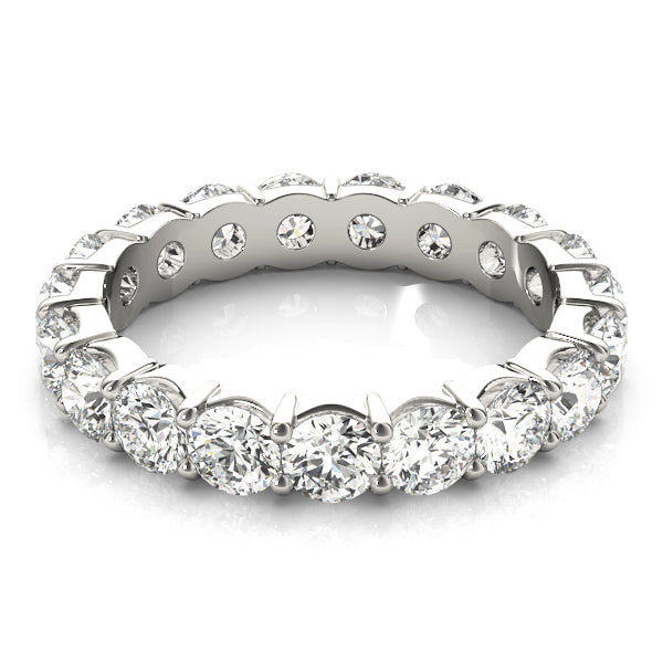 Round Eternity Prong-Set Wedding Ring - Michael E. Minden Diamond Jewelers