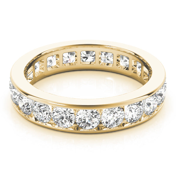 Eternity Round Channel-Set Wedding Ring - Michael E. Minden Diamond Jewelers