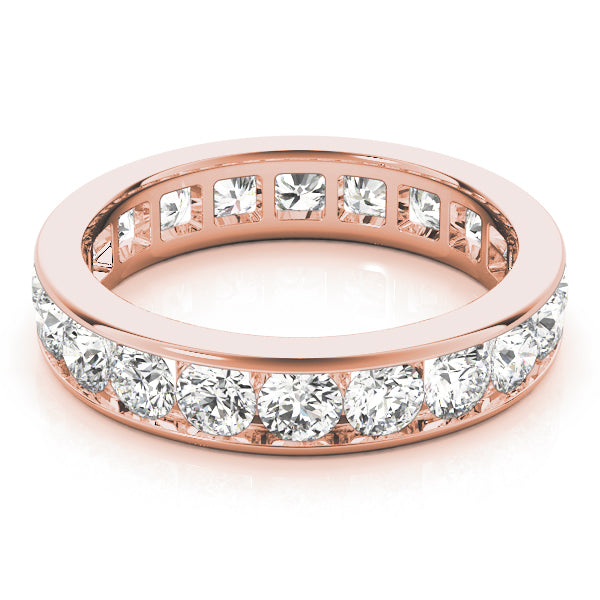 Eternity Round Channel-Set Wedding Ring - Michael E. Minden Diamond Jewelers