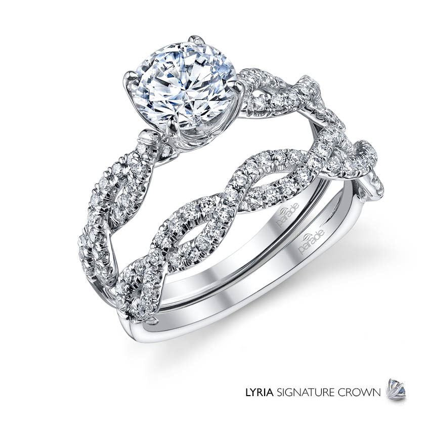 Twisted Diamond Engagement Ring - Michael E. Minden Diamond Jewelers