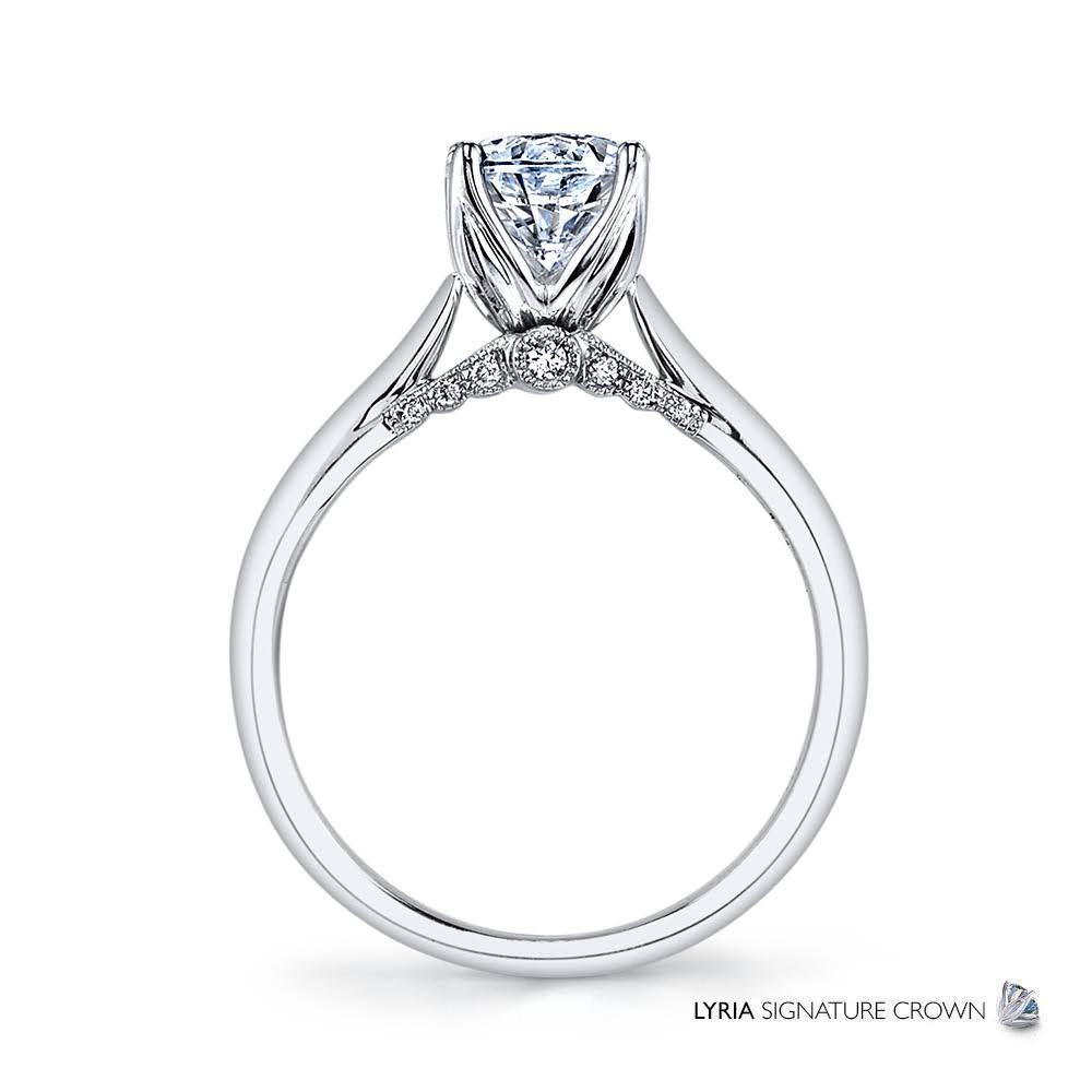 Simple Solitaire Engagement Ring - Michael E. Minden Diamond Jewelers