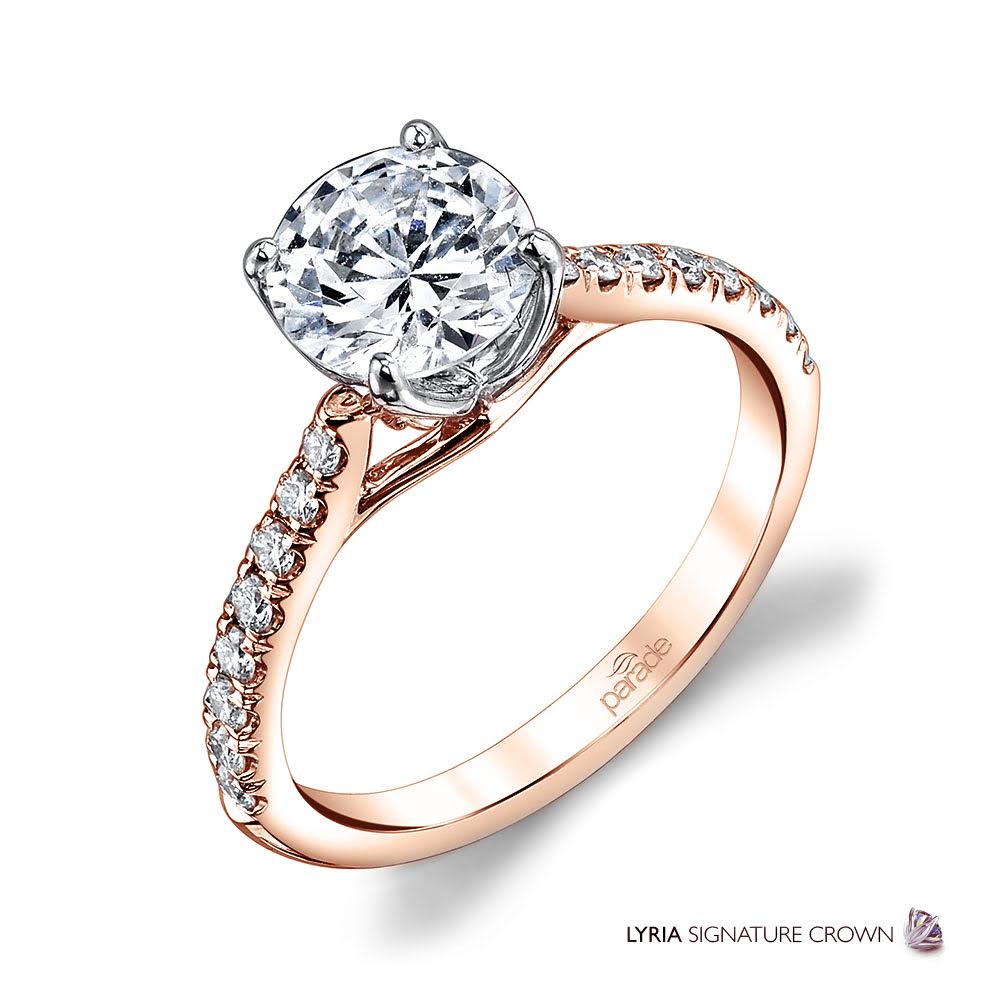 Round Classic Pave Engagement Ring - Michael E. Minden Diamond Jewelers