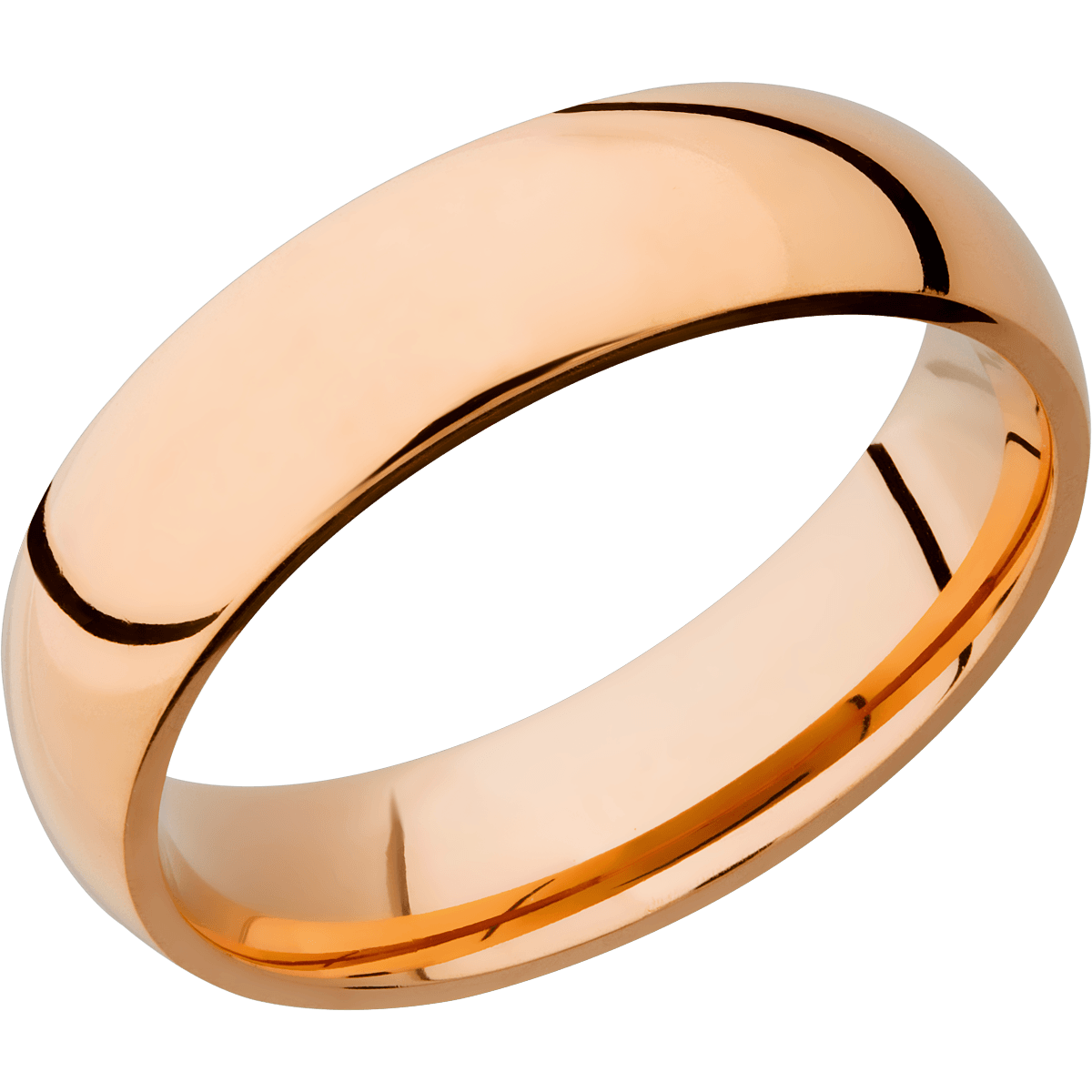 Comfort Fit Men's Wedding Ring with Polished Finish - Michael E. Minden Diamond Jewelers