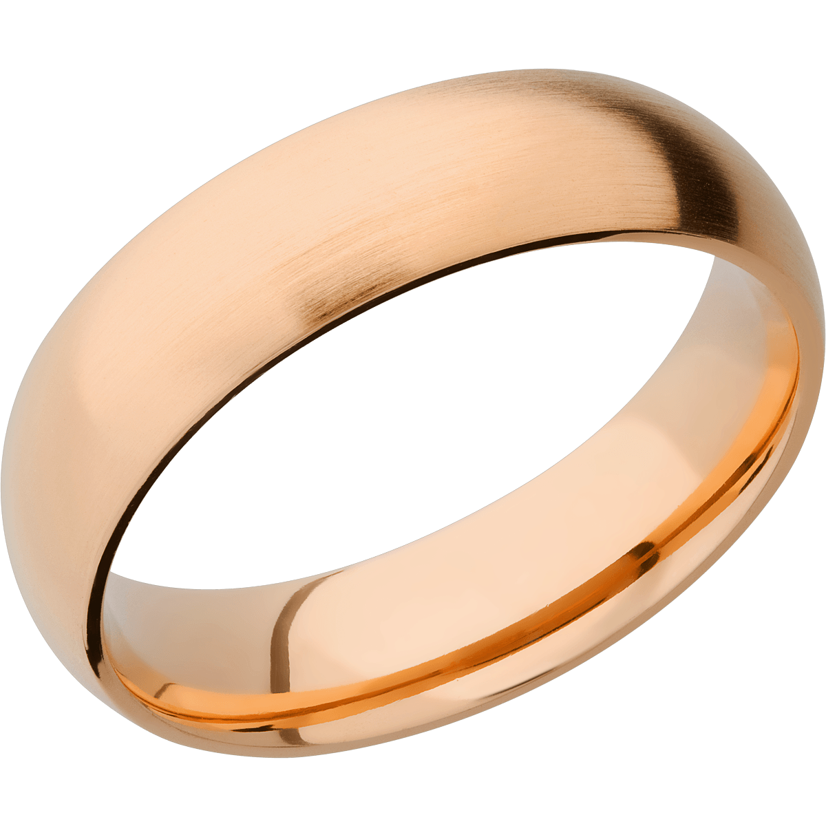 Comfort Fit Round Men's Wedding Ring with a Satin Finish - Michael E. Minden Diamond Jewelers