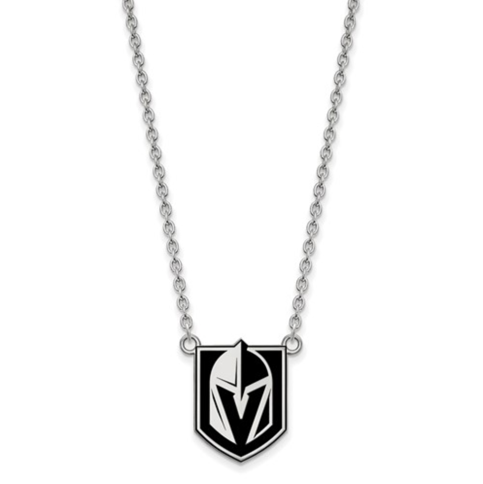 VGK Enamel Shield Necklace