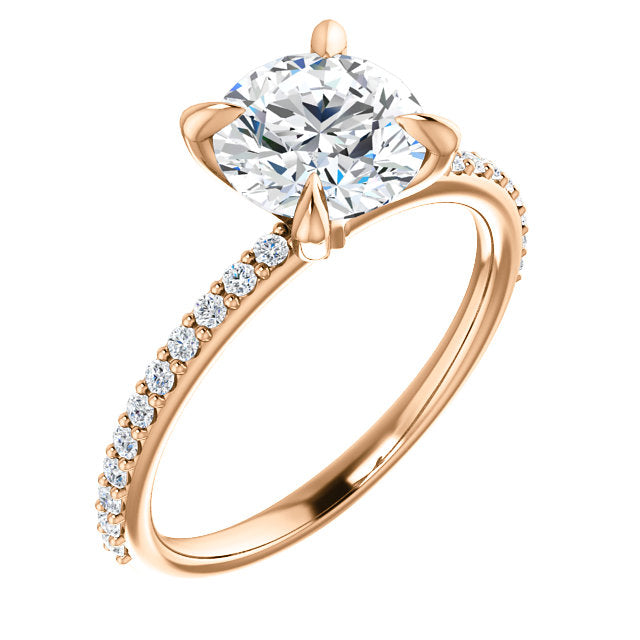 Classic Four-Prong Engagement Ring - Michael E. Minden Diamond Jewelers